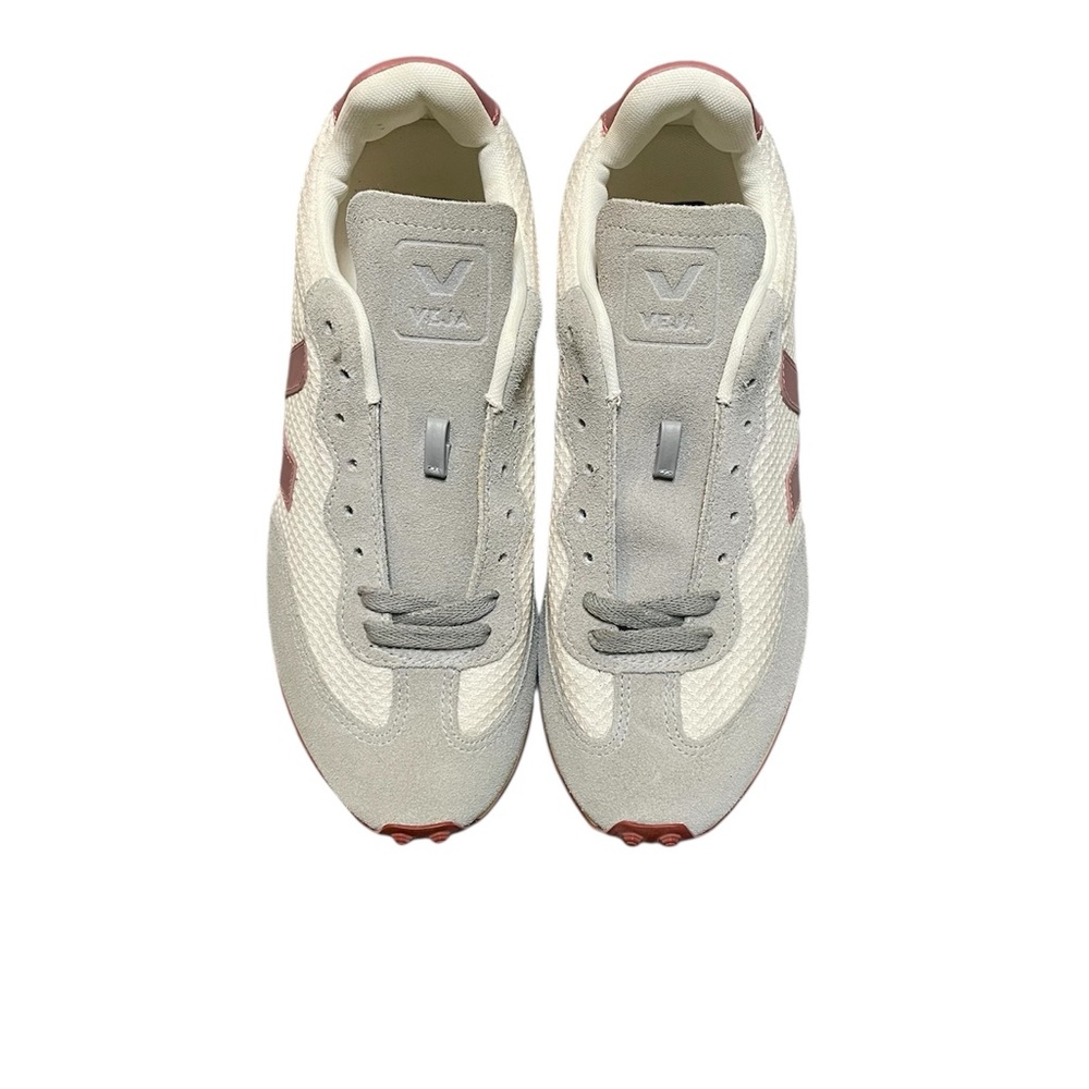 Veja Rio Branco Retro Running Sneakers (Gray/White/Red) $200 New & Never Worn! - Picture 11 of 13